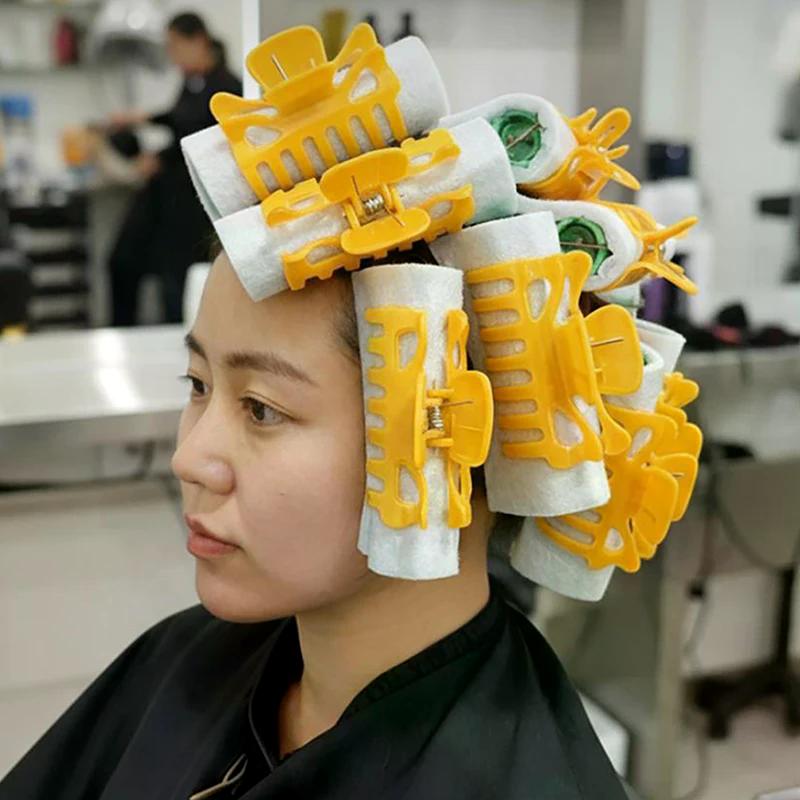 14/25 Pcs Salon Hair Perming Cotton Pad Barber Perm Hair Rod Patch Curl Wave Crimp High Temperature Accessory Styling Tools