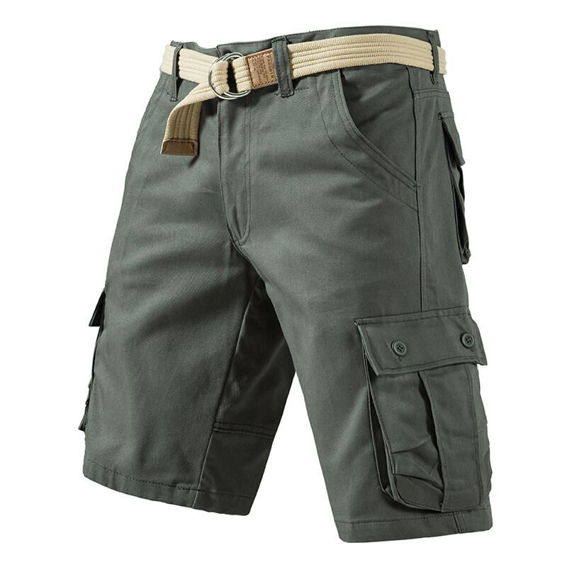 Sommer Herre Bomullsshorts Herre Femtedelsbukser Fritidsbukser Løse Bukser Herre Fritidsshorts