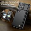For Samsung Galaxy S26 Ultra 5G Premium Leather Card Case Magnetic Wallet Back Etui Samsung S26 Plus Phone S 26 Pro RFID Cover