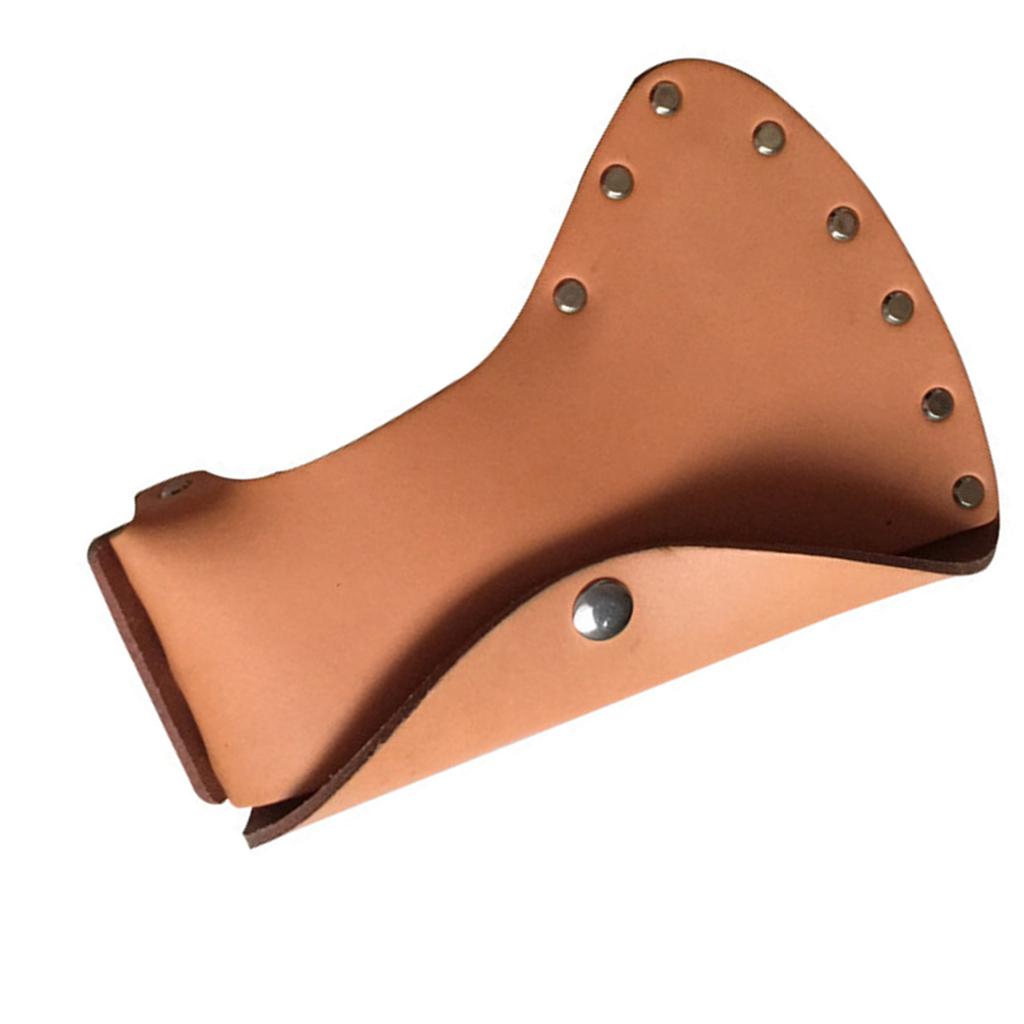 Leather Axes Sheath Hatchets Blade Protective Cover Sleeve Holder for Forest Exploration Outdoor Camping and Woodworking