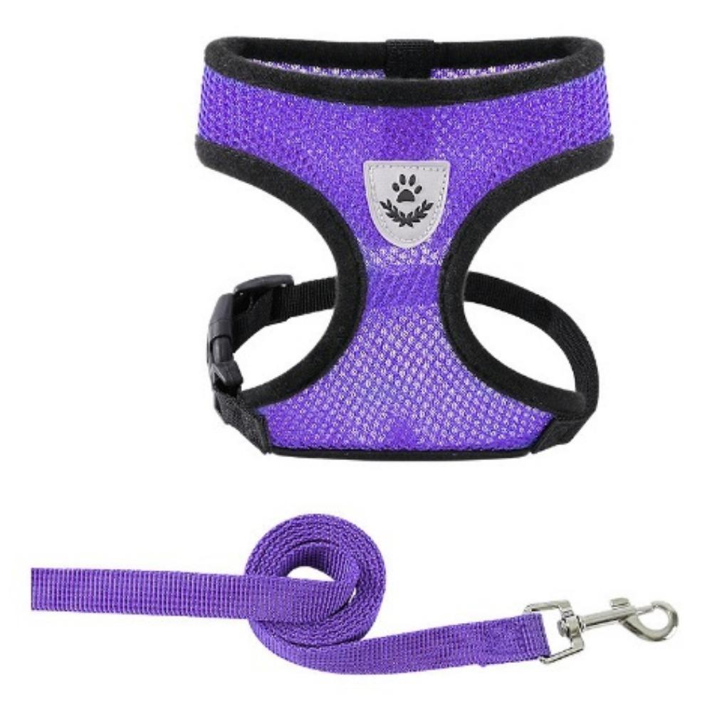 

Pet leash vest type dog cat chest strap small dog reflective dog leash dog chain supplies XL [recommended bust 57