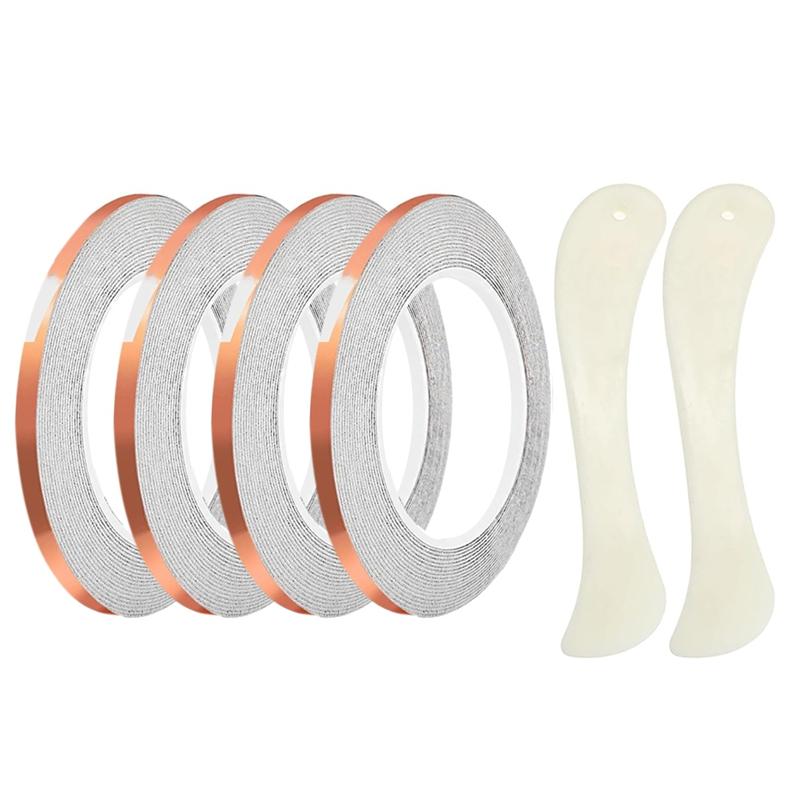 Медная фольгированная лента ABNO для витражей и рукоделия, для пайки витражей, принадлежности для витражей