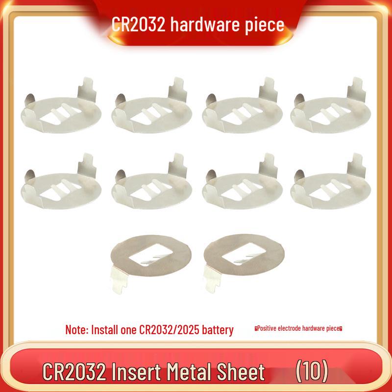3V Coin Battery Holder for CR2032, CR1220, CR1632, CR2450 - Spring Contact SMD Connector