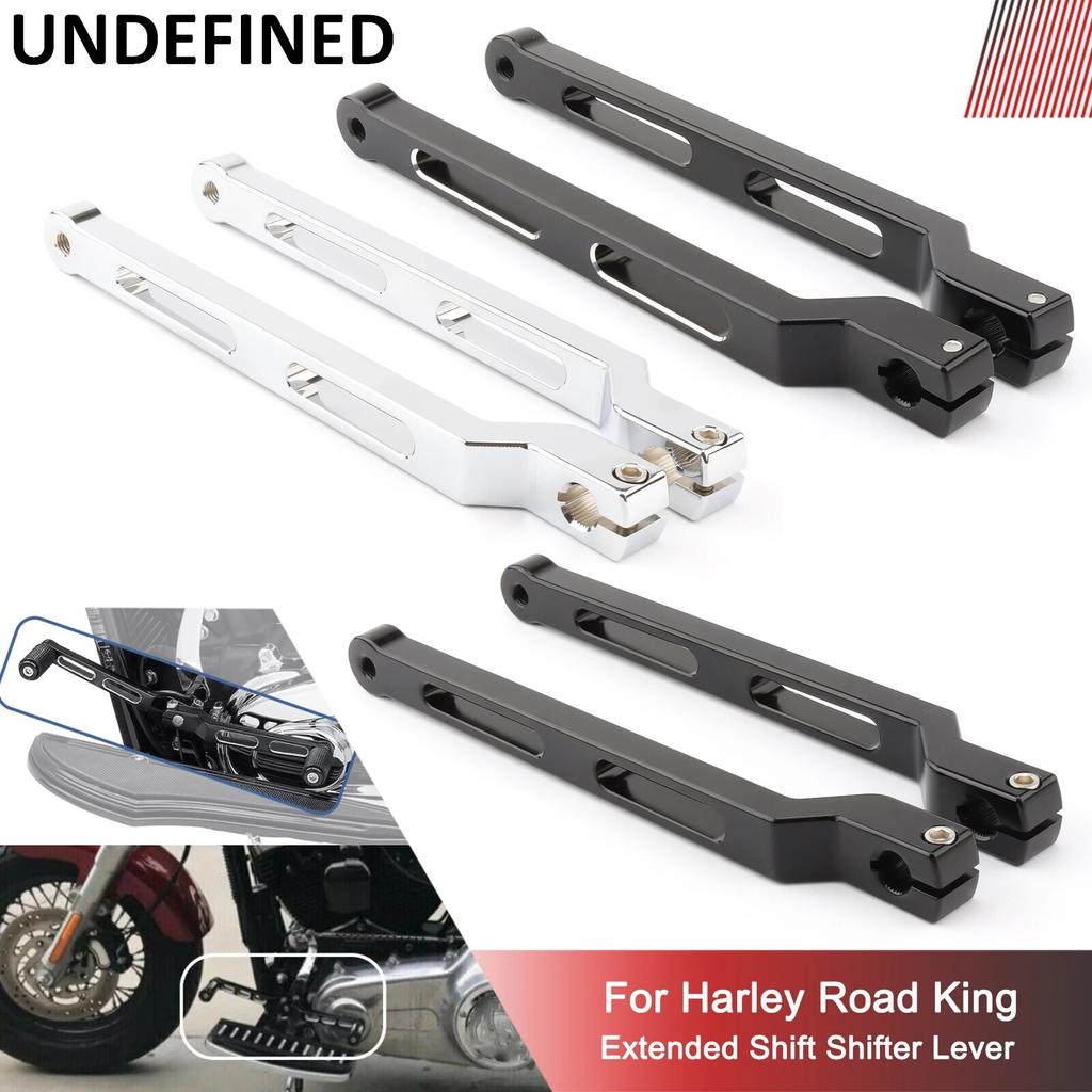 Extended Shift Lever For Harley Softail Electra Road Glides Road Kings Tri Glide Motorcycle Toe Shift Shifter Levers Aluminum