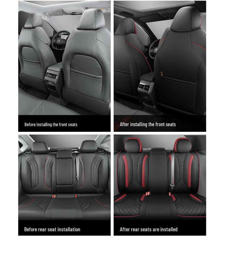 Binrui Cool Seat Cover: Universal Four-Season Full Coverage Car Cushion
