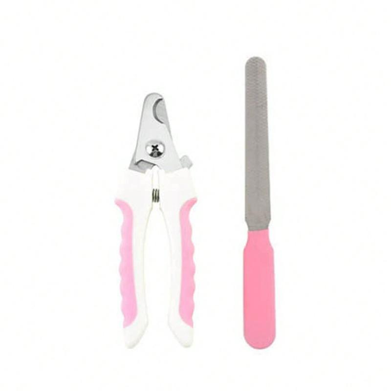 Dog & Cat Pet Nail Clippers And Trimmers - With Guard To Prevent Over-Cutting, Includes Nail File - Professional Pet Grooming Tools