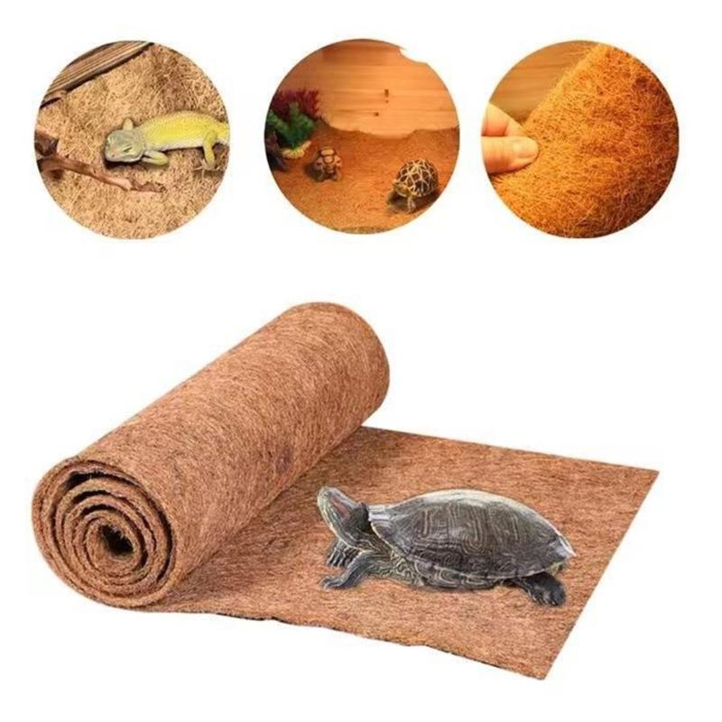 Large Size and Long Lasting Fiber Mat for Pet Bedding Iguanas Reptiles Tanks