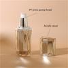 Acrylic Diamond Set Bottle Cosmetic 30/50/100ml Press Essence Lotion Dispensing Bottle 15/30/50g Acrylic Cream Bottle