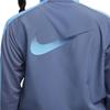 Nike Logo Printed Stand Collar Zip Long Sleeve Jacket Women jackets Light-Blue DX1038-491