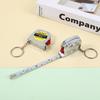 1-Meter Steel Tape Measure (Electroplated) – Mini Portable Dual-Scale Gift-Packaged Plastic Keychain