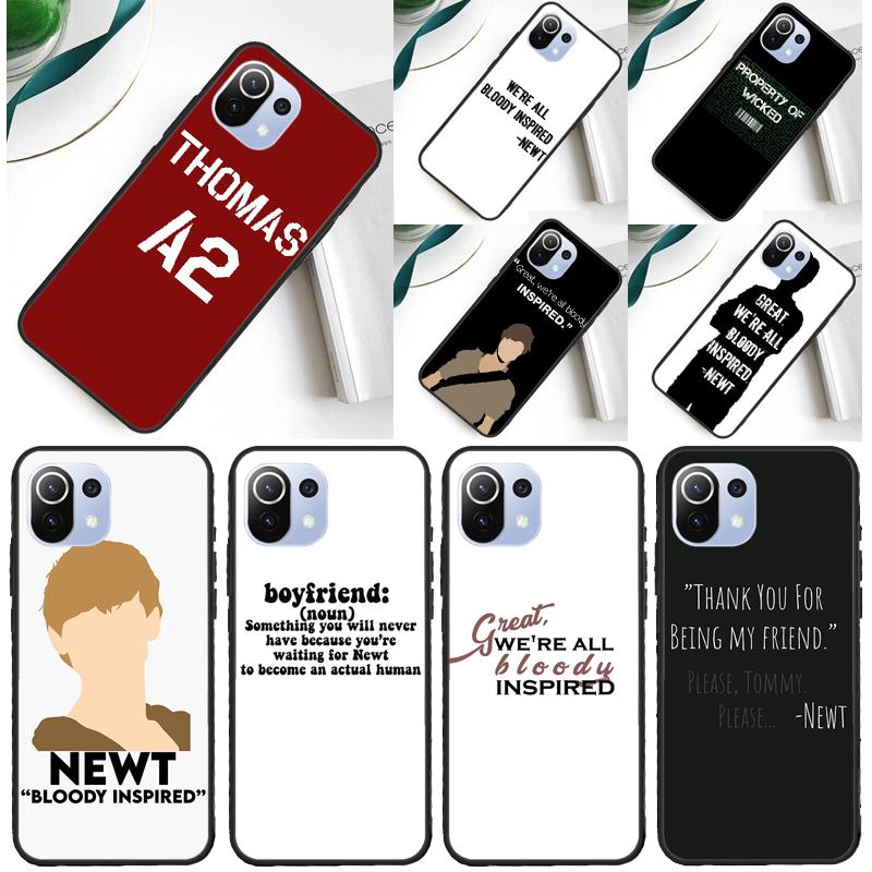 The Maze Runner Qoutes Cover For Xiaomi 14 Ultra 13 11T 12T 13T 14T Pro POCO X6 X7 Pro X3 X5 F3 F5 F6 M6 Pro Case