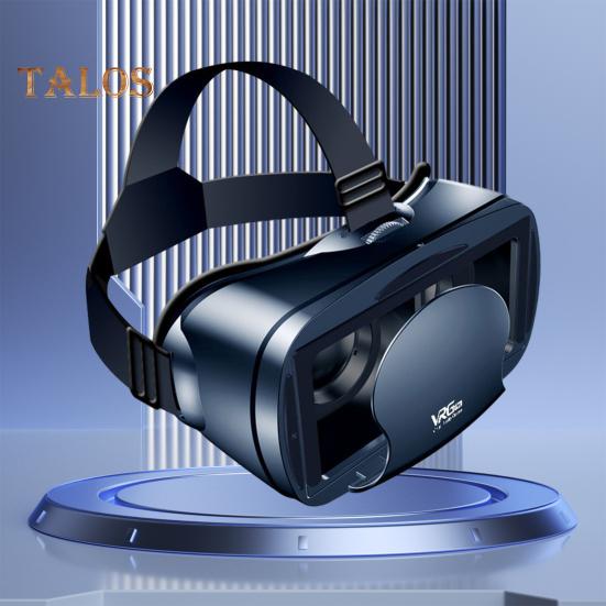 Oppslukende 3D VR-briller Justerbare øyebeskyttede Virtual Reality Fullskjerm Visuell vidvinkel universal VR-hodesett med fjernkontroll