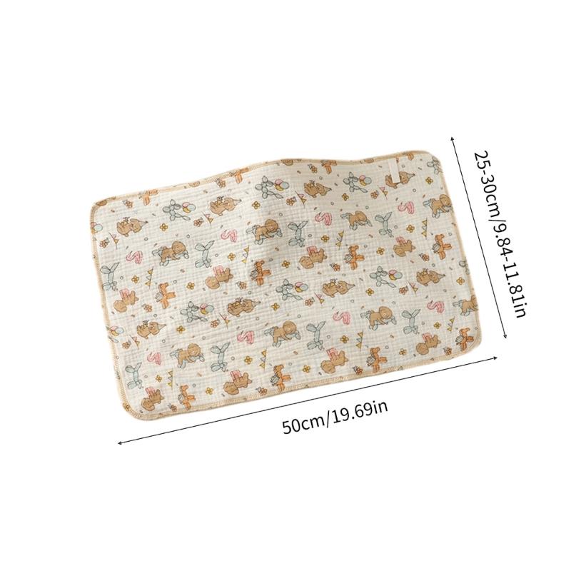 Soft & Quick Drying Baby Washcloth Absorbent Infant Gauze Towel Burp Cloth Perfect for Bath Time Feeding Diaper Changes