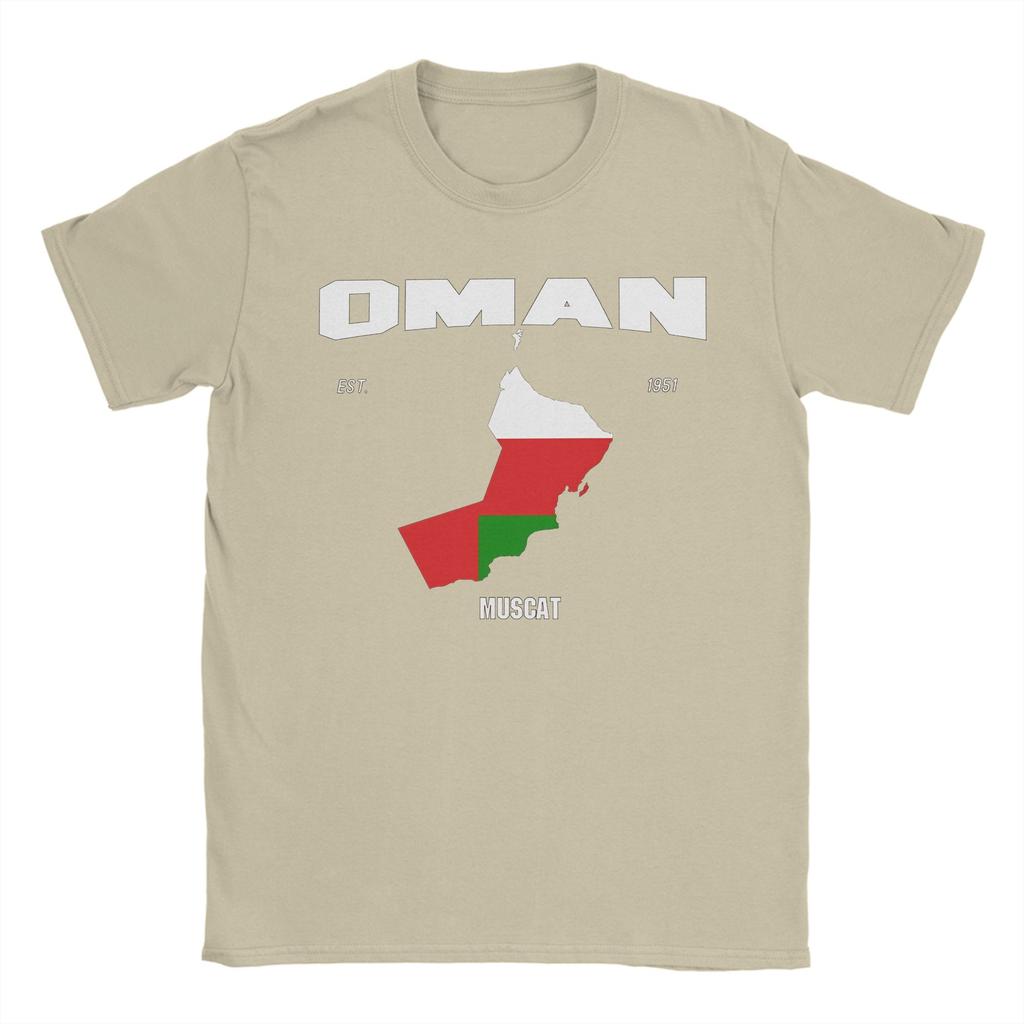 Oman Flag T Shirt Summer Oman Map Omani National Day Cotton T Shirts For Men Popular Print Tee Shirt Short Sleeve Awesome Tees