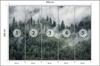Photomural Forest In The Morning Mist Non-Woven 450x300