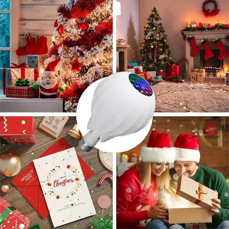 Christmas Window Projector LED Snowflake Snow Elk Laser Projector 16 Patterns Projection Lamp Xmas Party Home Door Decoration
