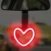 LED Ambient Lighting Car Heart Shaped LED Automotive Decoration Heart-Shaped Car Handle Straps for SUV RV Sedan Truck Auto