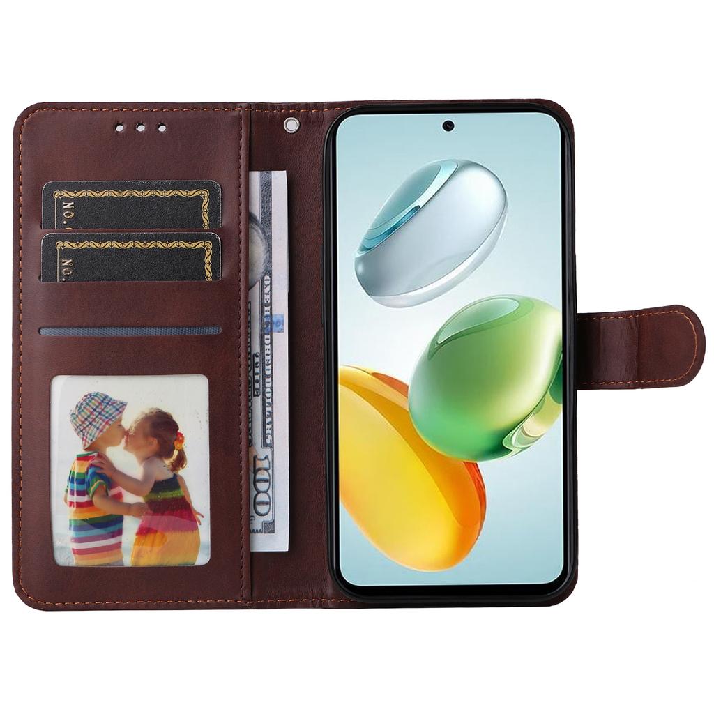 For Honor Play 60 Plus 5G Case Calf Texture Leather Phone Wallet Cover