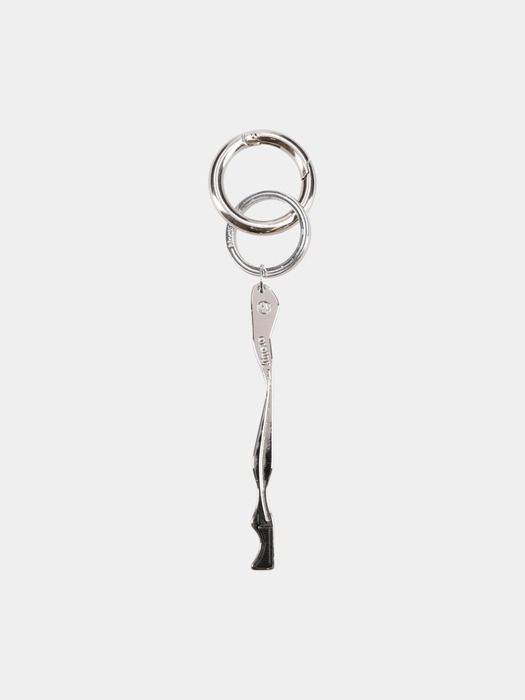 KINETO Amenity Series Toothbrush Key-Ring_Silver