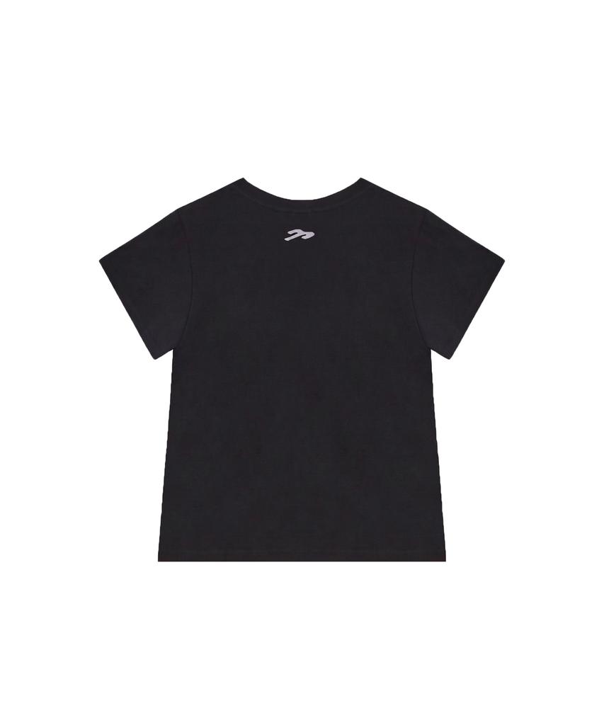 Tansanmageunesyum Carbonated Girl T-Shirt (Black)