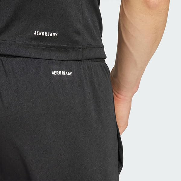 Adidas Aero Lady Sereno Cut Shorts Six Size for and Lifestyle Three-Stripes IZA52, Men's, Black/Gray (IR9738), J/2XL, Training, Gym, Casual,