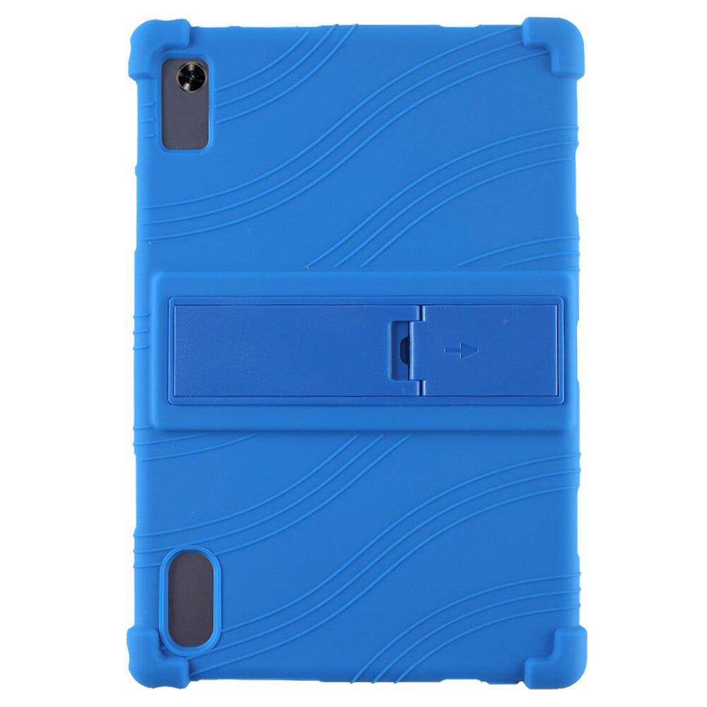 Custodia Protettiva In Silicone Morbido Per Teclast P20HD / M40 Pro - Leggera, Antigraffio, Antiurto, Colore Blu, Per Bambini