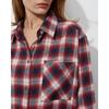 Camisa Xadrez Clássica Corte Amplo Estilo Casual Unissex