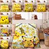 2026 New1PC Pokémon Pikachu Pattern Blanket Warm Soft Fluffy Kids and Adults Sofa Bed Throw Blanket Outdoor Travel Camping Luxur