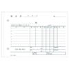 (Bulk Purchase) KOKUYO NC Copy Book 3 Sheets Delivery Note with Invoice B6 Side 2 Holes 80mm Pitch 7 Lines 50 Sets U-333 Compatible with Reduced Tax R