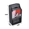 900W Mini Air Warmer Household Wall Handy Fan PTC Ceramic Heating Stove Radiator Electric Wall-outlet Flame Heater