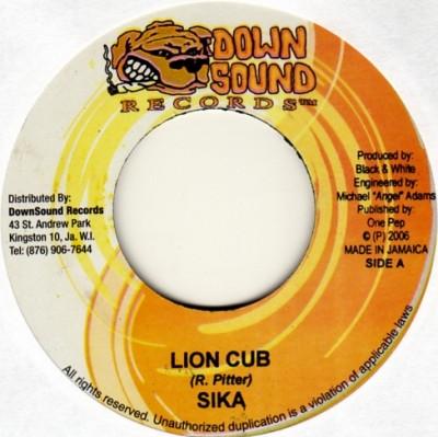 

7inch Record LION CUB - Sika NONE Down Sound Reco 2006 Jamaica Reggae, Ska & Dub Used