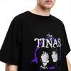 Summer The Tinas Printed Men's T-Shirt Cotton Tee O Neck Women Short Sleeve High Quality Sport Tops Casual Oversize Streetwear