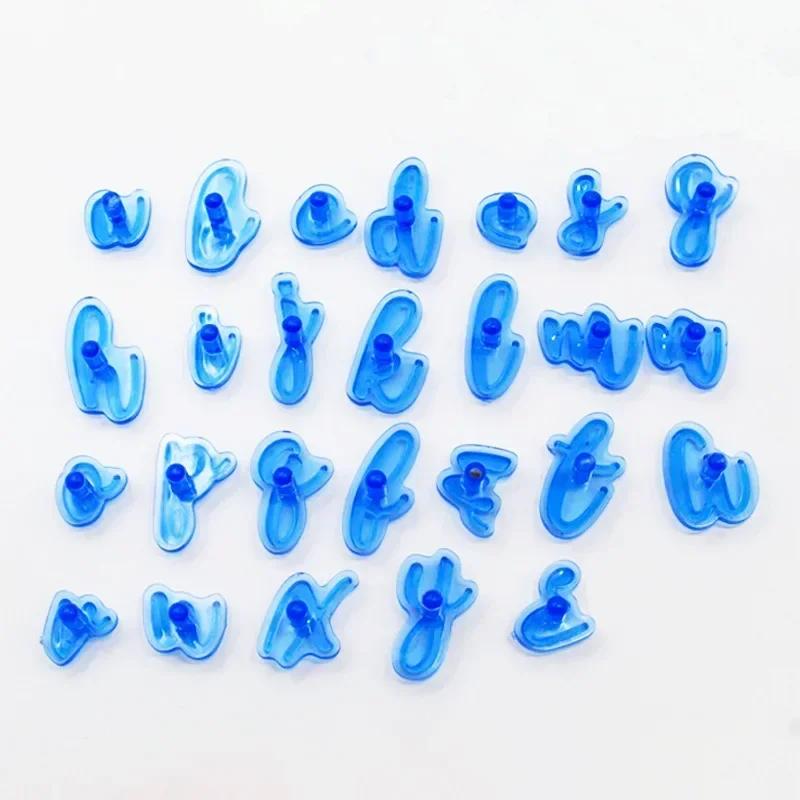DIY Upper&Lower Case Alphabet Letters Number Embosser Mold Cookie Cutter Fondant Tool Set Cookie Cutter Cake Decoration Tools