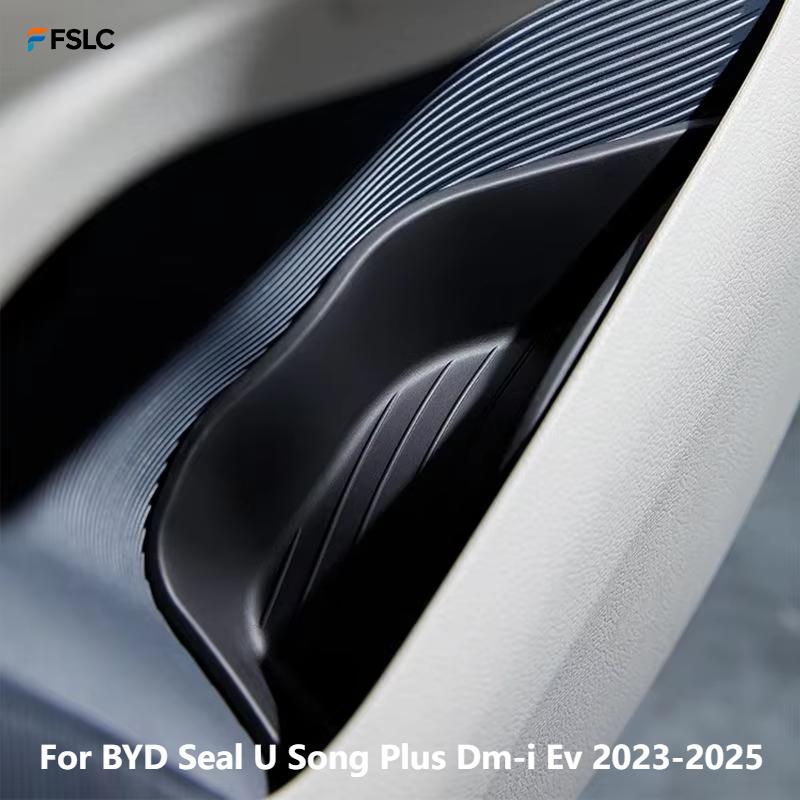Car Door Handle Armrest Storage Box For BYD Seal U Song Plus DM-i EV ‑2025 Interior Organizer Tray Mat Ert