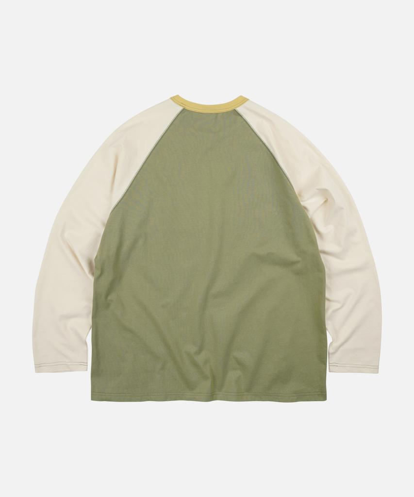 FRIZMWORKS Color Block Raglan Tee _ Olive