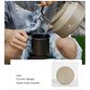 1.4L Lightweight Coffee Pot with Handle Boiling Stovetop Kettles Metal for Outdoor Travel Camping Cooking