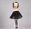 Pupubanbanya Lavender Fallen Angel Cosplay Costume, Christmas, Halloween, Sexy Underwear, Black, Size L/LL