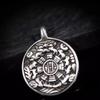Tibetan Handmade Nine Palaces Bagua Talisman Pendant Ornament