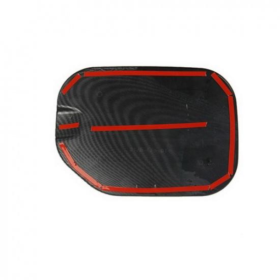 Carbon Fiber Style Fuel Tank Cover Trim Accessories Gas Door For Ford F-150