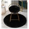 Nordic Plush Round Rug for Bedroom, Chair, and Vanity