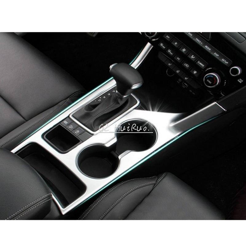 For KIA Sportage 4 QL KX5 2016 2017 2018  Left-hand drive Interior Gear box panel Cover Trim Coffee Bottle Placement 1pcs