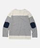 FRIZMWORKS Patch Stripe Boat Neck 004 _ Ivory