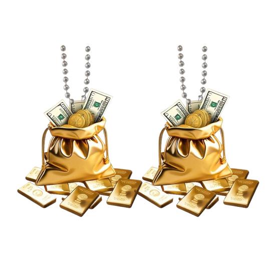 Yousheng 2D Acrylic Jesus Christ Ornament Car Rearview Mirror Hanging Decor Auto Interior Religious Gift for Christian Retro Faith Accessories