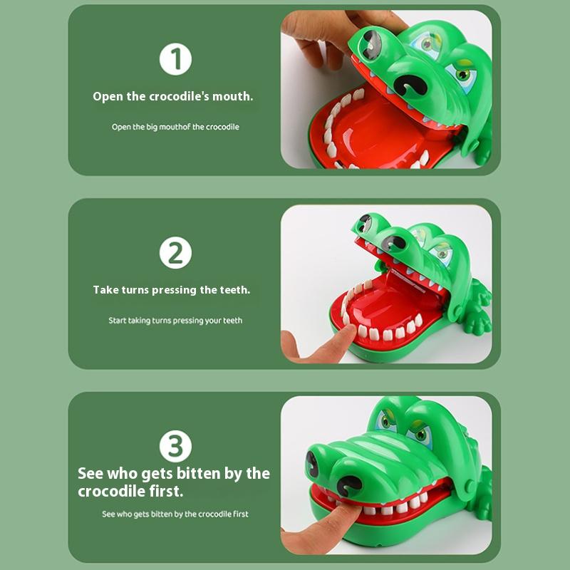 Children's Hand-biting Toys Mini Biting Fingers Big Mouth Dinosaur Pulling Teeth Creative Biting Small Toys Decompression Tricky Toys
