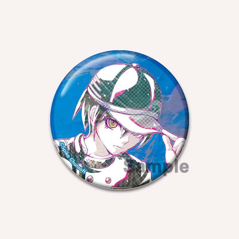 32/44/58MM Inferenz Abenteuer Spiel Anime Broschen Danganronpa HD Print Abzeichen Rucksack Kragen Cartoon Revers Pins Schmuck Geschenke Zubehör