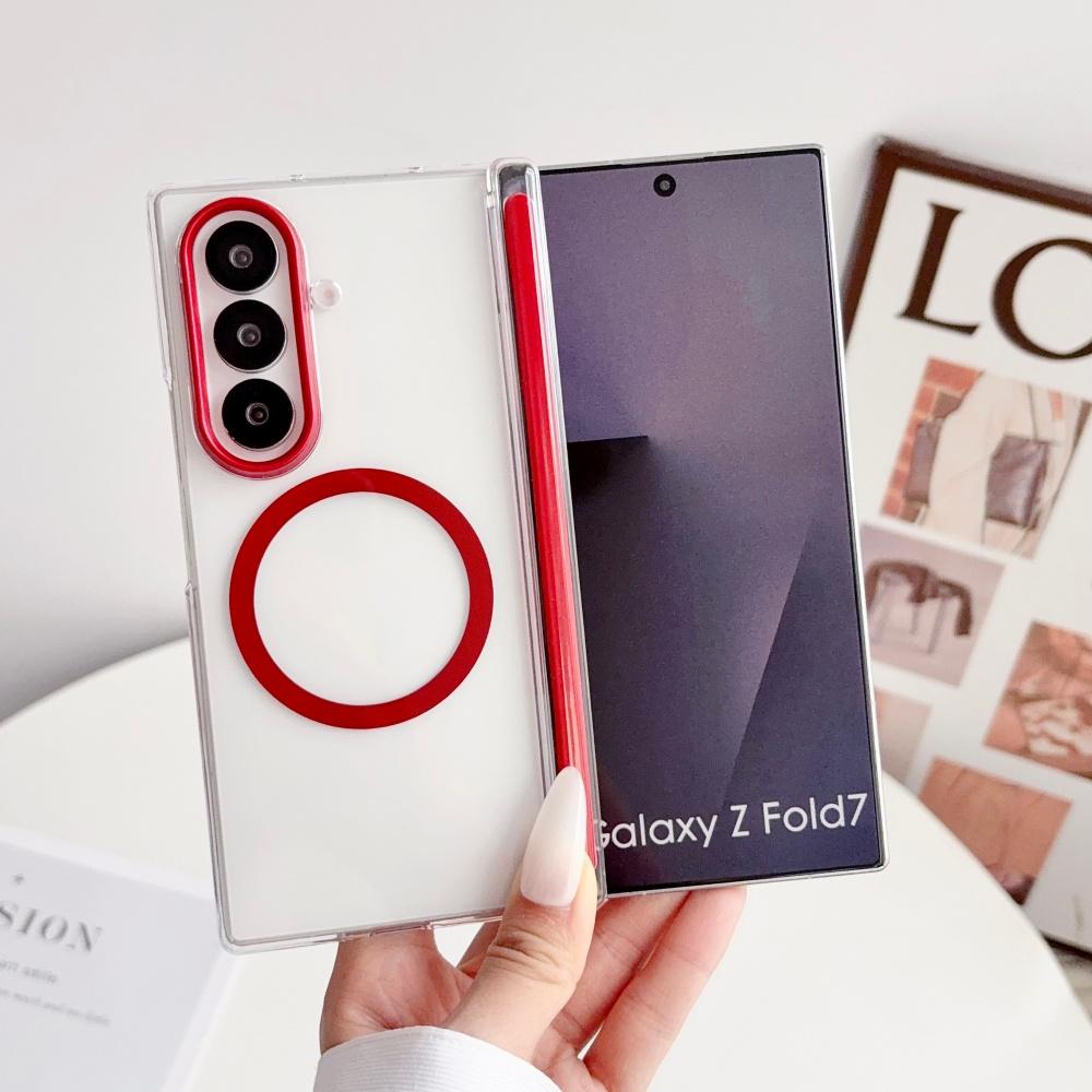 Новый Матовый Ультратонкий Магнитный Ударопрочный Чехол для Телефона Samsung Galaxy Z Fold 8 7 6 5 Zfold8 Чехол Для Magsafe Зарядки Galaxy Z Fold5