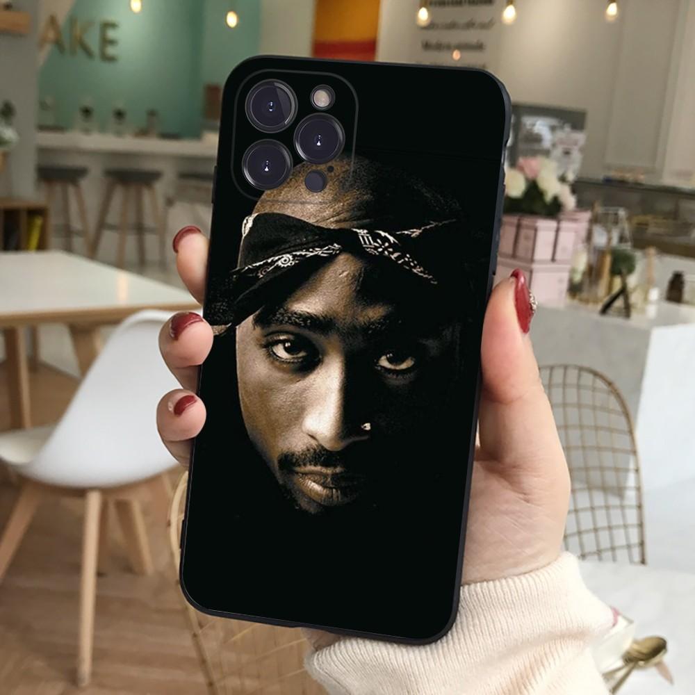 2pac Singer Phone Case For iPhone 15 14 11 12 13 Mini Pro XS Max Cover 6 7 8 Plus X XR SE 2020 Funda Shell
