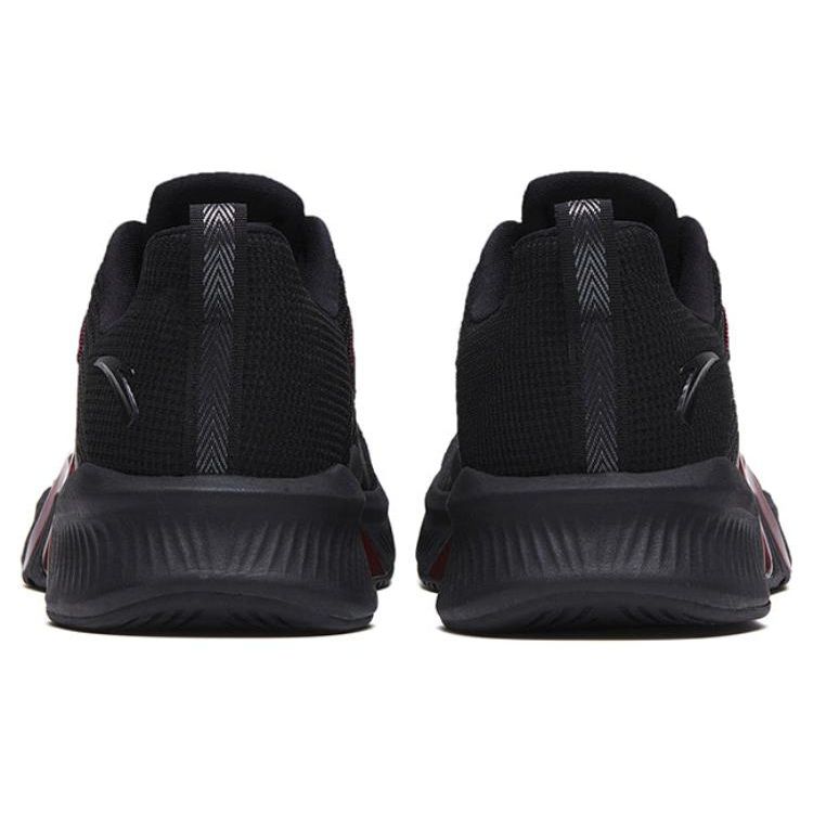 Anta Stability Like Mount Tai 2 Shock Absorption Non-Slip Durable Low-Top Training Shoes Men Training Shoes Black Red 112317786-1