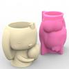 Bear Rabbit Foxes Flowerpot Storage Mold Trinket Holder Tool DIY Home Decor Mold