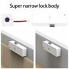 Without Key File Drawer Lock Fingerprint Cabinet Lock With Fast Biometrics Recognition Portable for Home and Office
